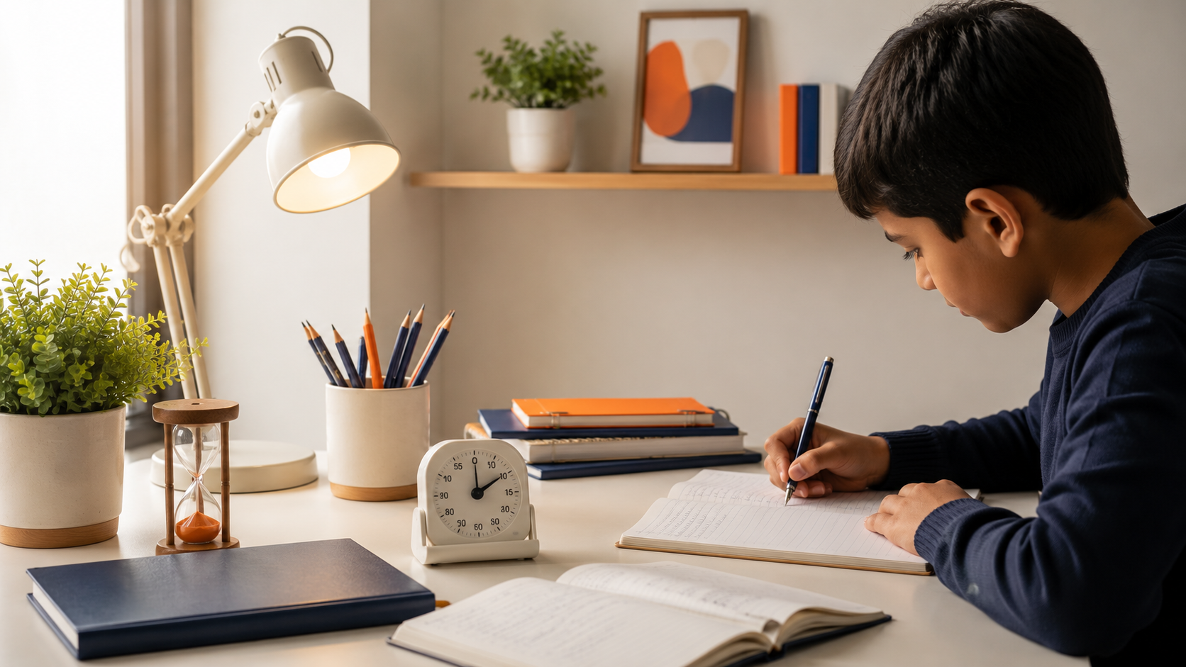 Child cannot sit and study