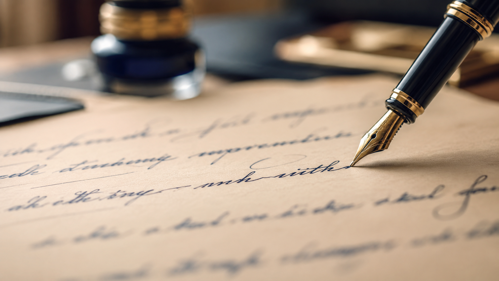 English cursive handwriting