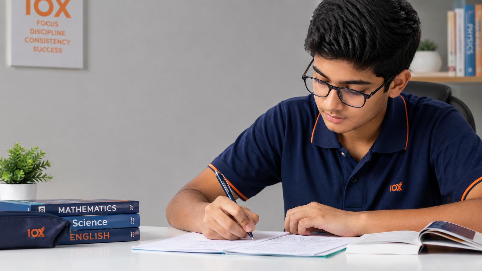 10th Standard Student Handwriting classes