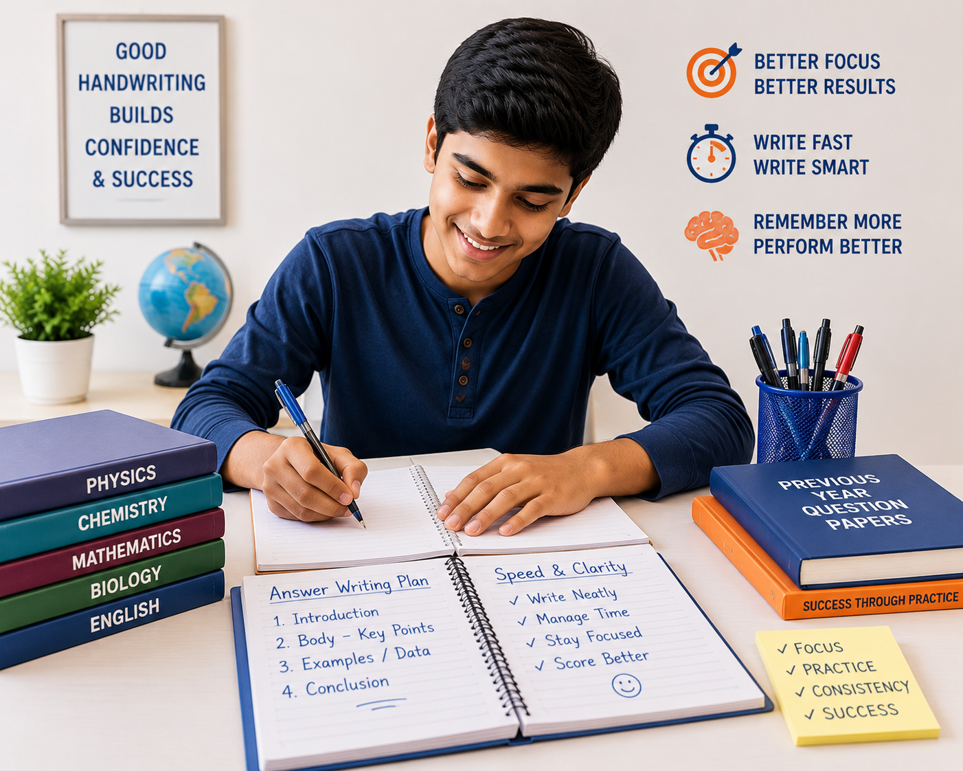 PUC Student Handwriting classes