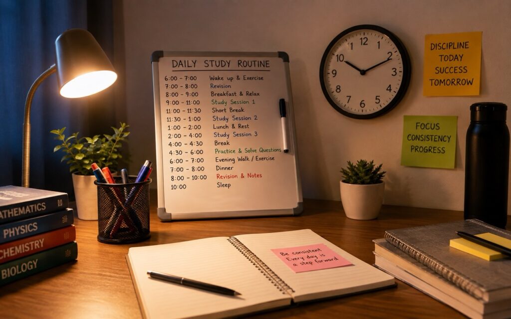 2. create a daily study routine