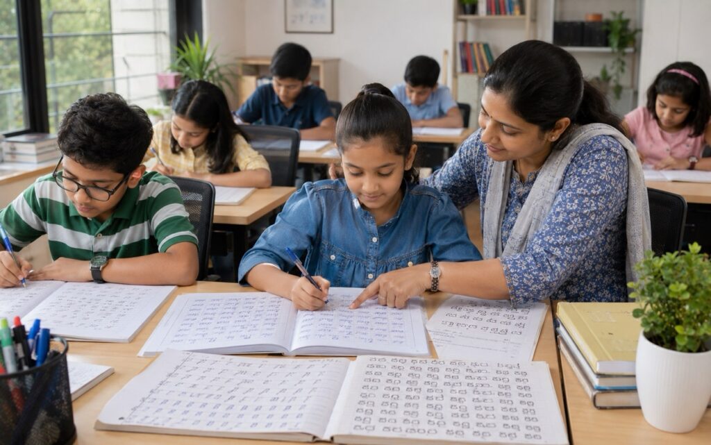 2. engish & kannada handwritng courses in september 2026