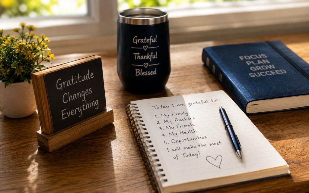 4. develop gratitude every day