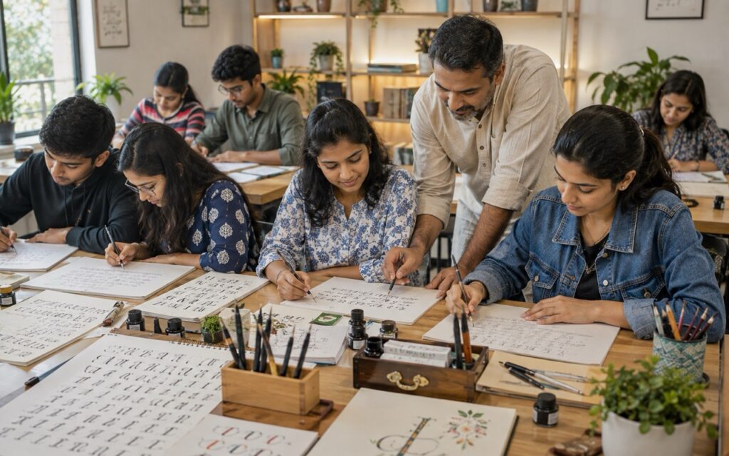 4.calligraphy course september 2026 batch at handwritingaone.com